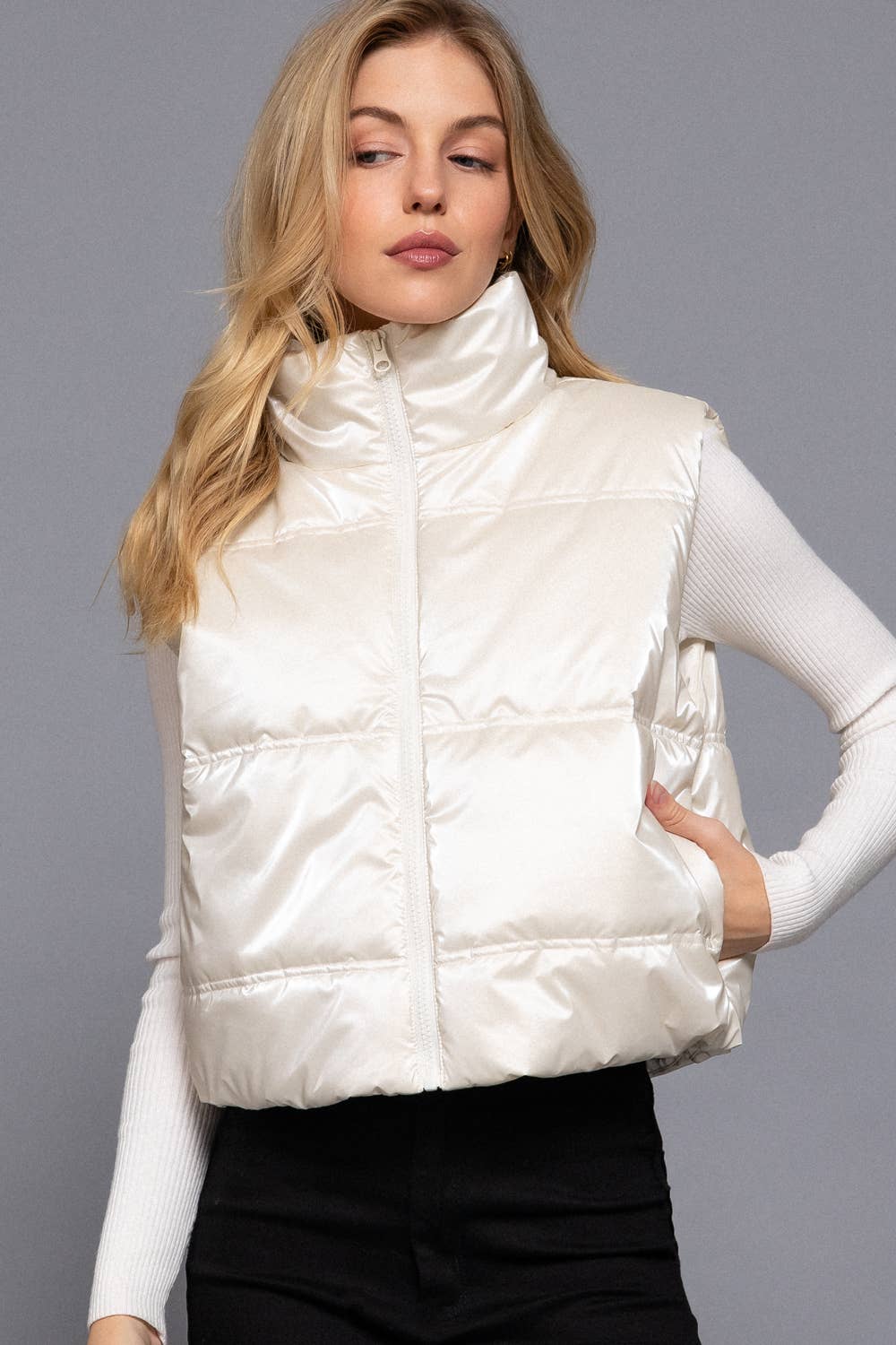 The Nina Zip Up Vest