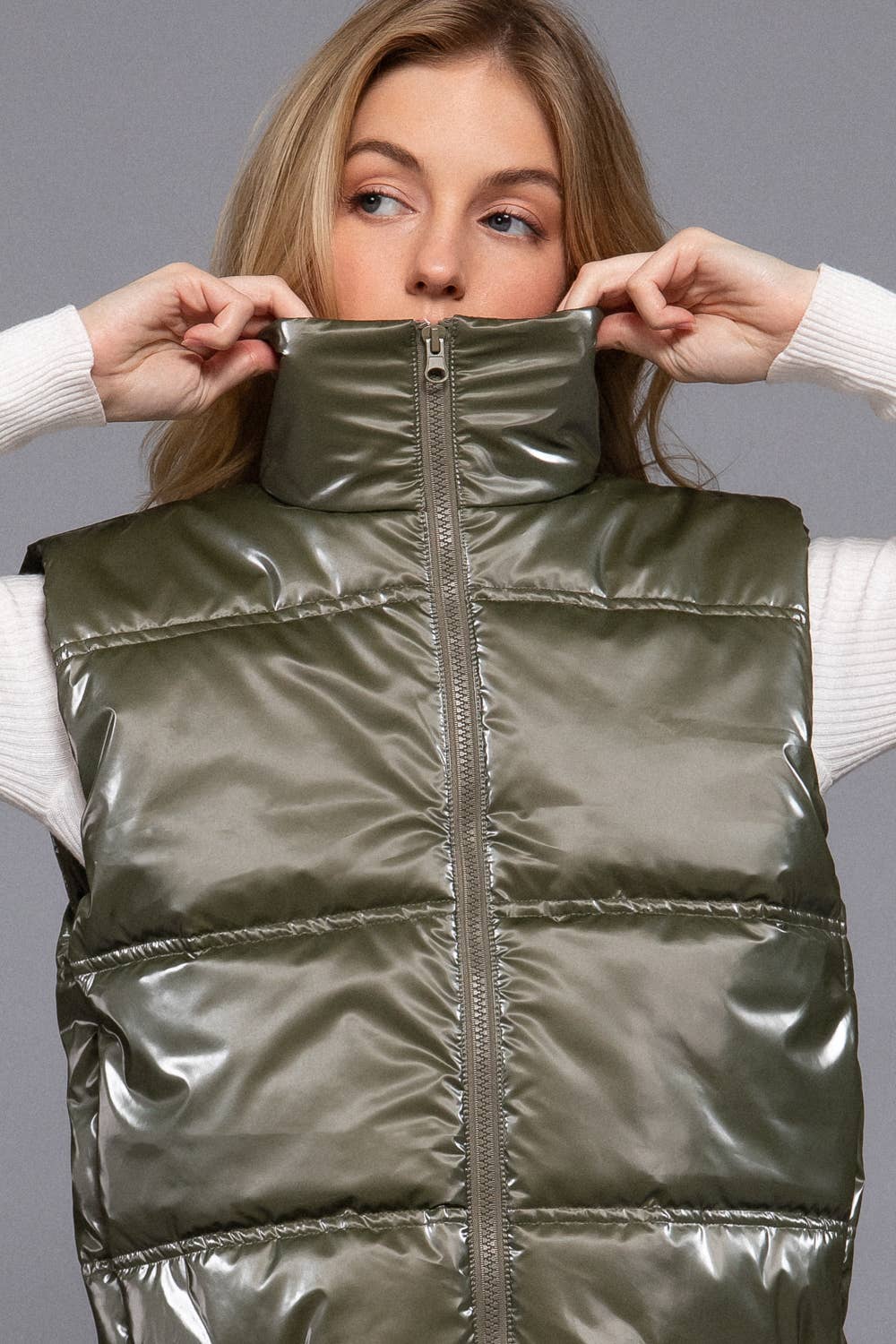 The Nina Zip Up Vest