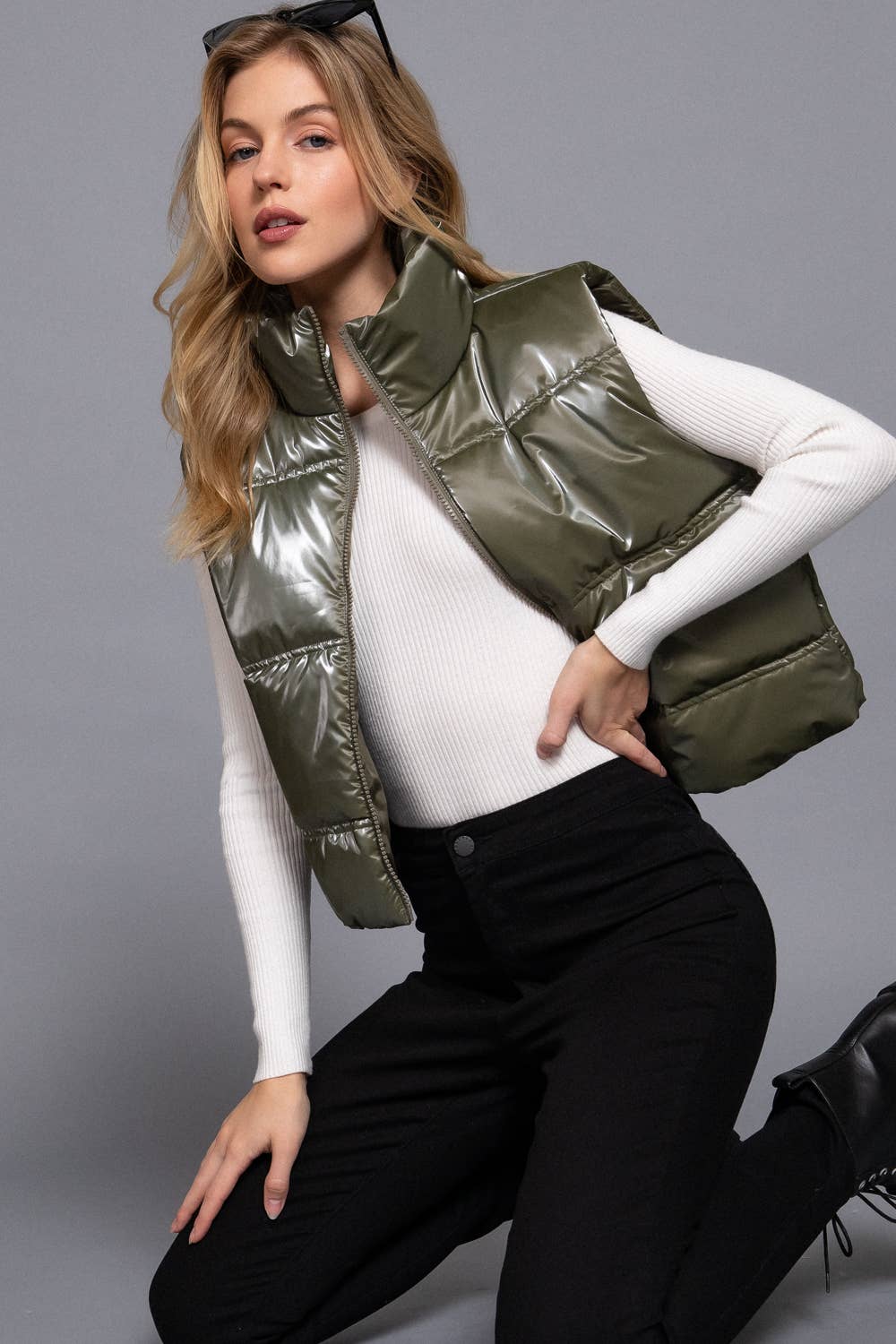 The Nina Zip Up Vest