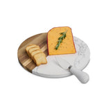 Load image into Gallery viewer, HIC - Harold Import Co. - Maison Du Fromage Round Cultured Marble &amp; Wood Cheese Board
