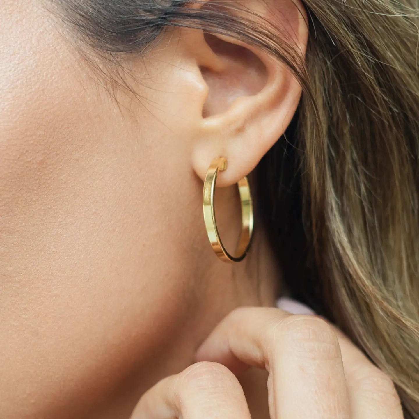 The Farah Flat Hoops