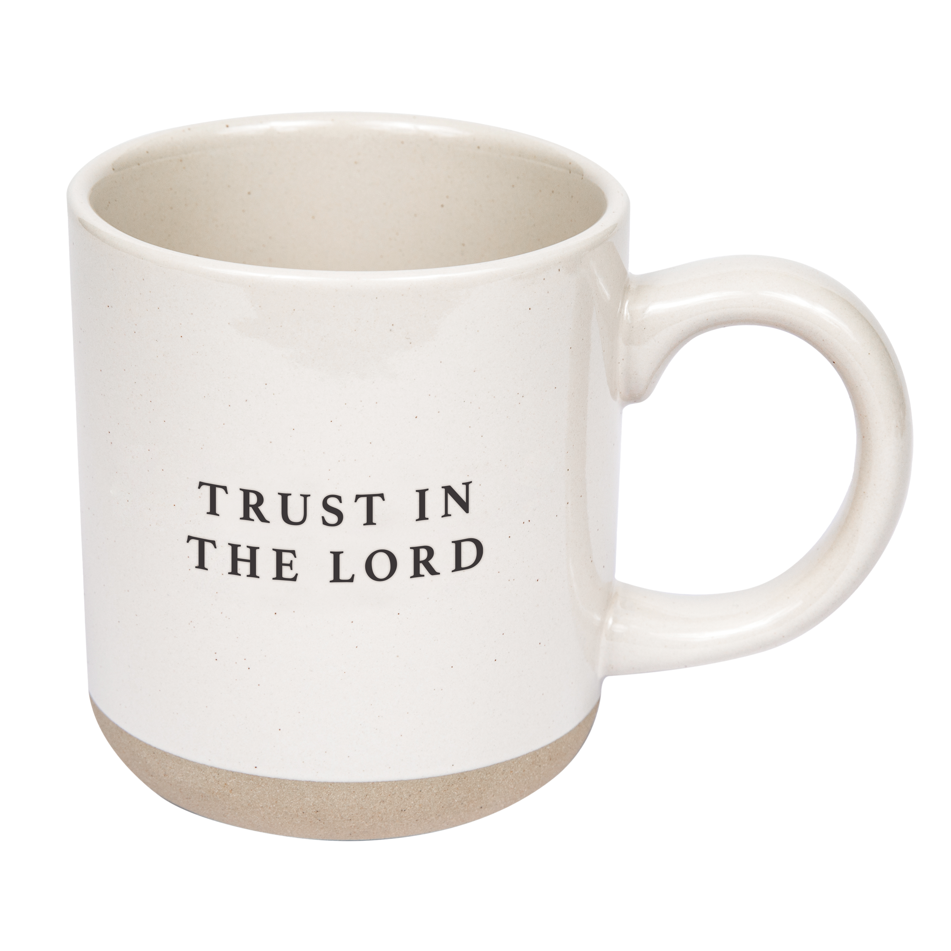 Trust In The Lord Stoneware Coffee Mug