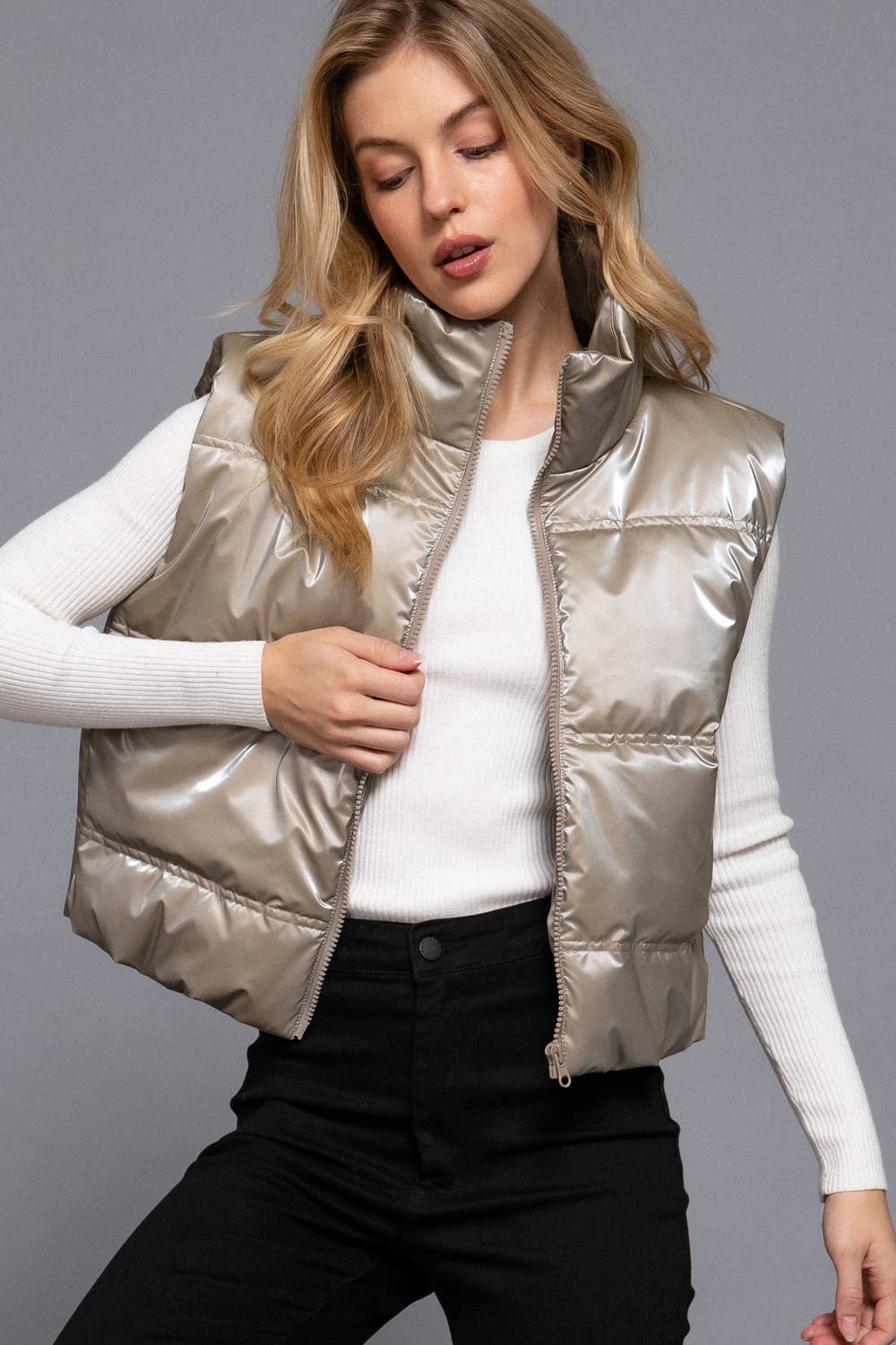 The Nina Zip Up Vest