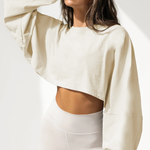 Load image into Gallery viewer, The Cece Cropped &amp; Cozy Long Sleeve
