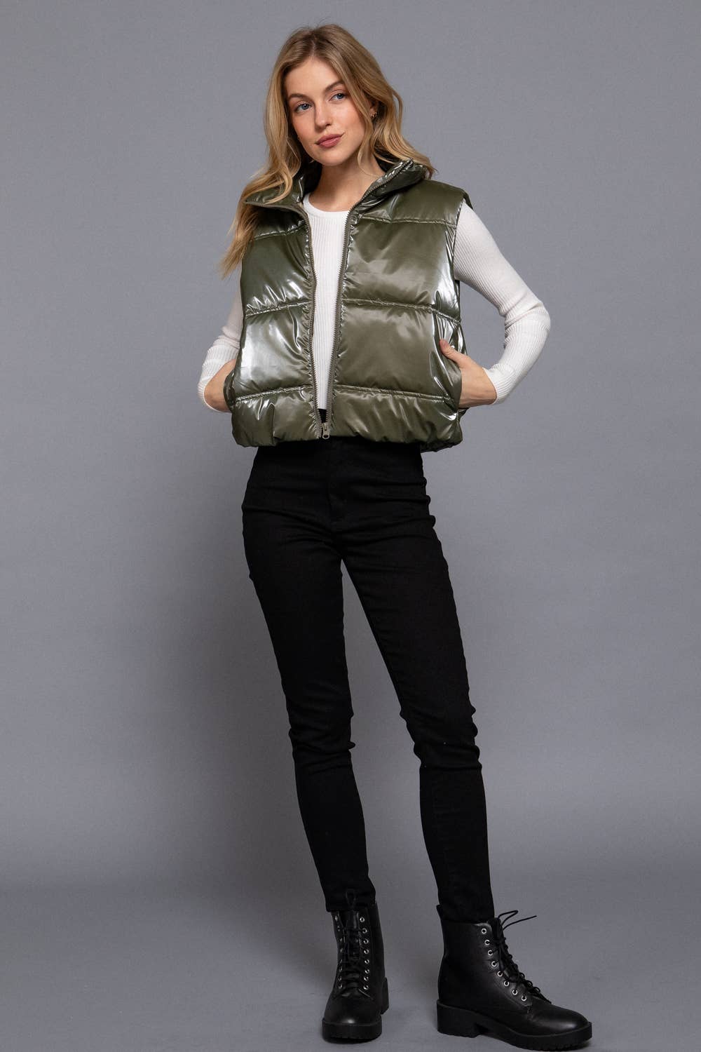 The Nina Zip Up Vest