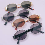 Load image into Gallery viewer, The Mason Metal Frame Oval Lens Sunglasses
