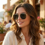 Load image into Gallery viewer, The Maxine Metallic Frame Sunglasses
