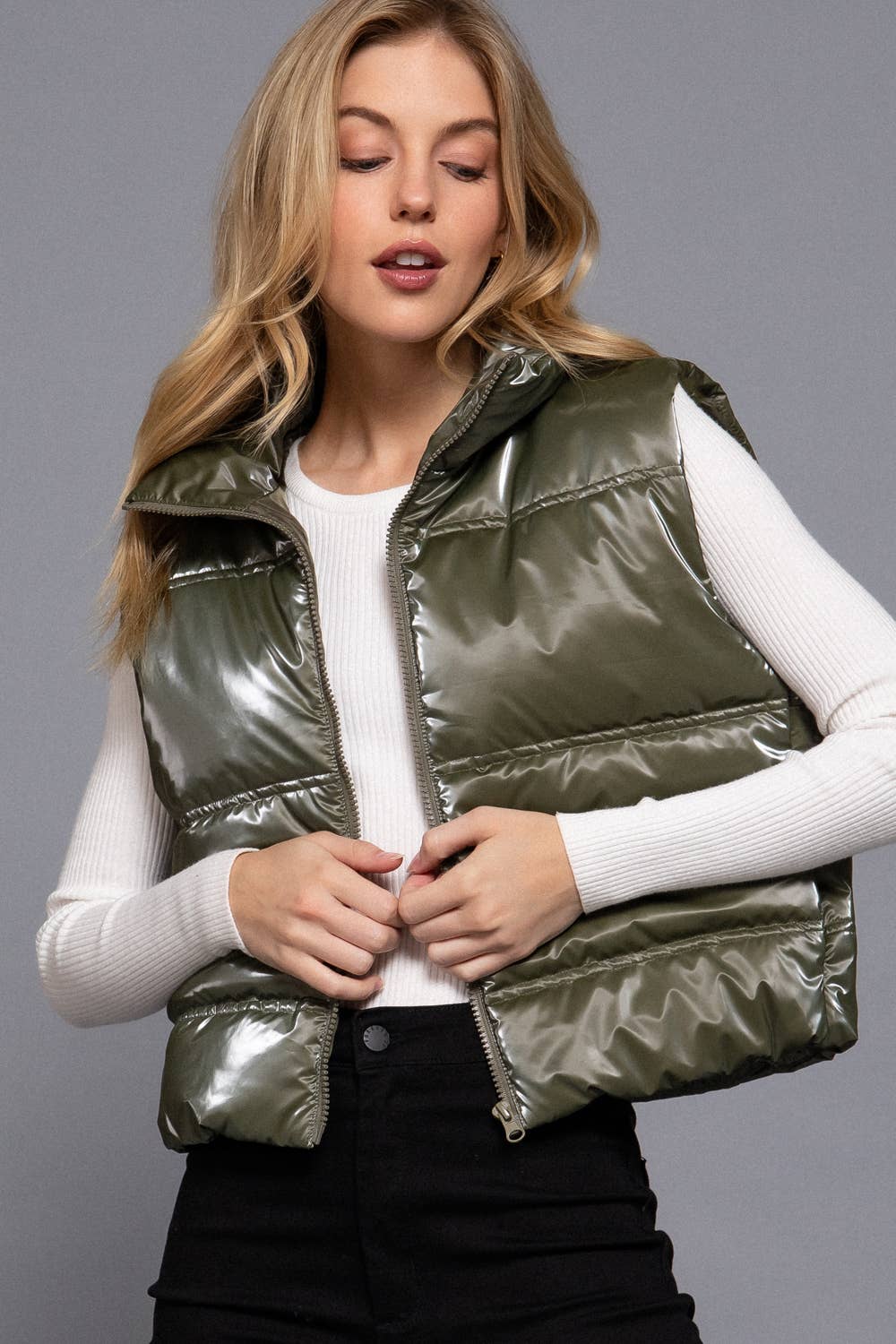 The Nina Zip Up Vest